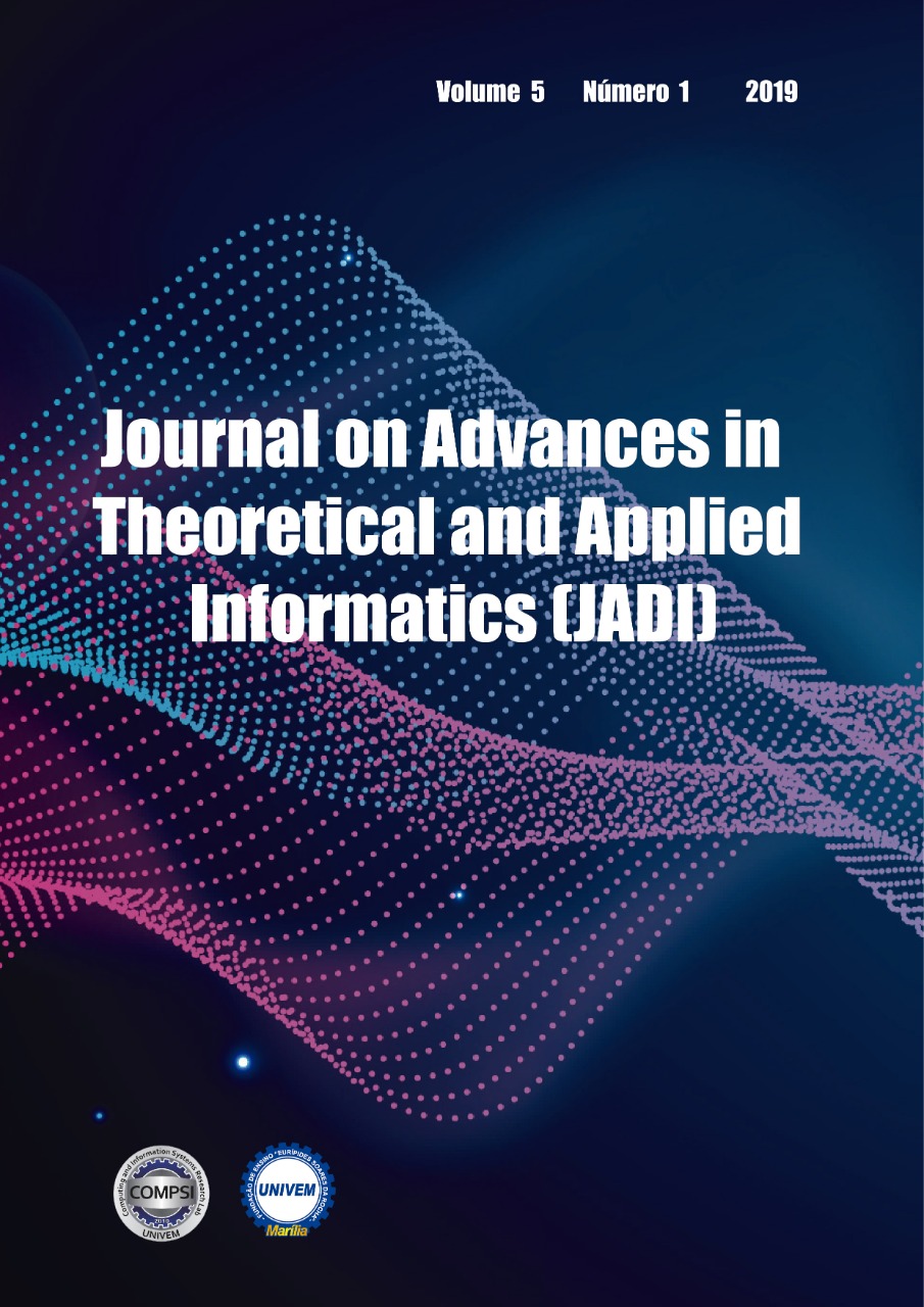 					Visualizar v. 5 n. 1 (2019): Journal on Advances in Theoretical and Applied Informatics
				